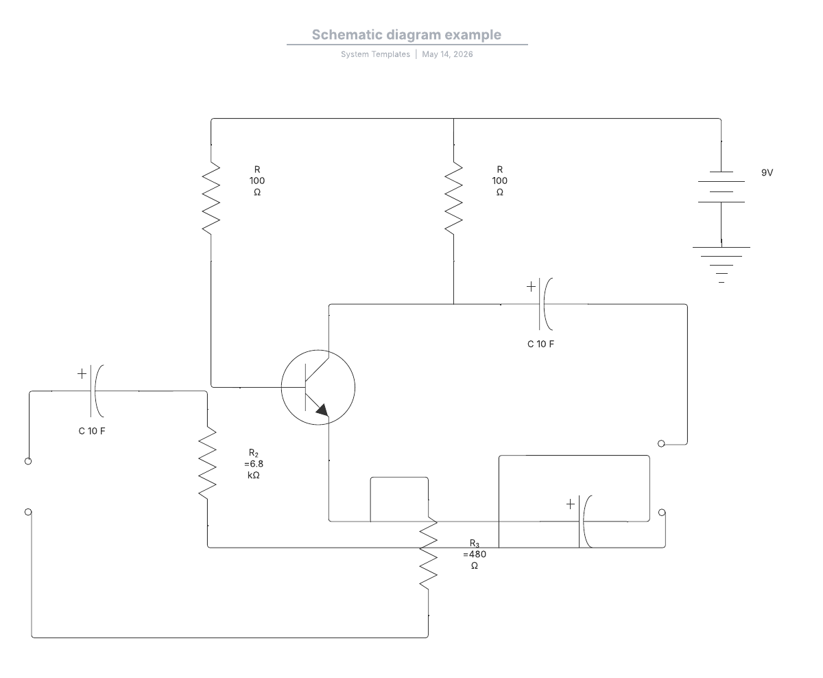 Schematic diagram example