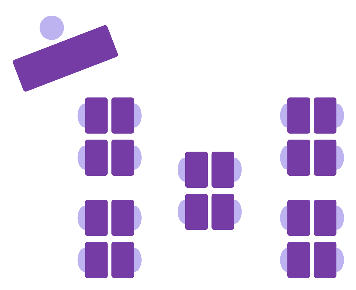 Cohorts Seating Arrangement (Click on image to modify online)