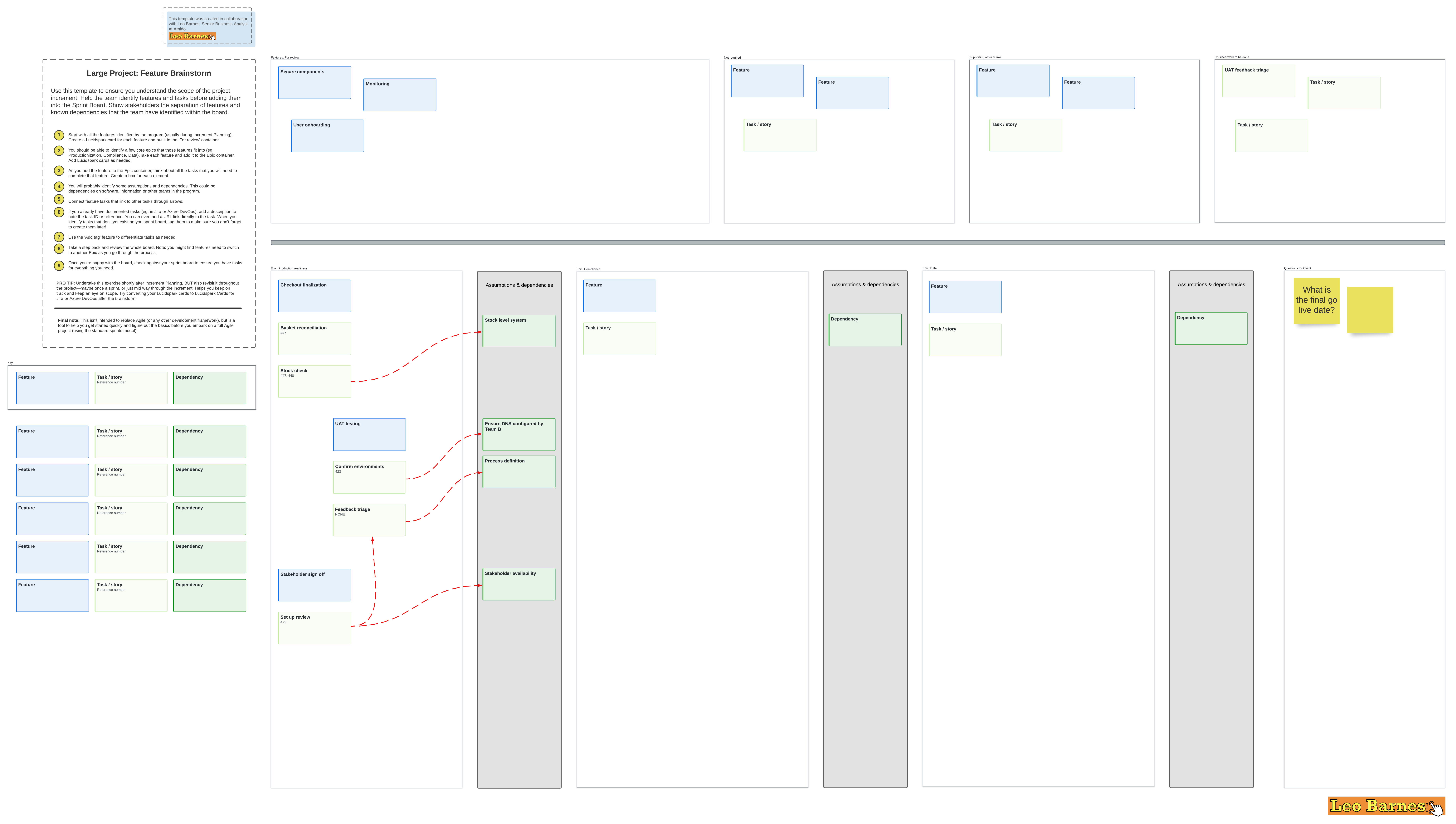 Large project feature brainstorm template (click to modify online)