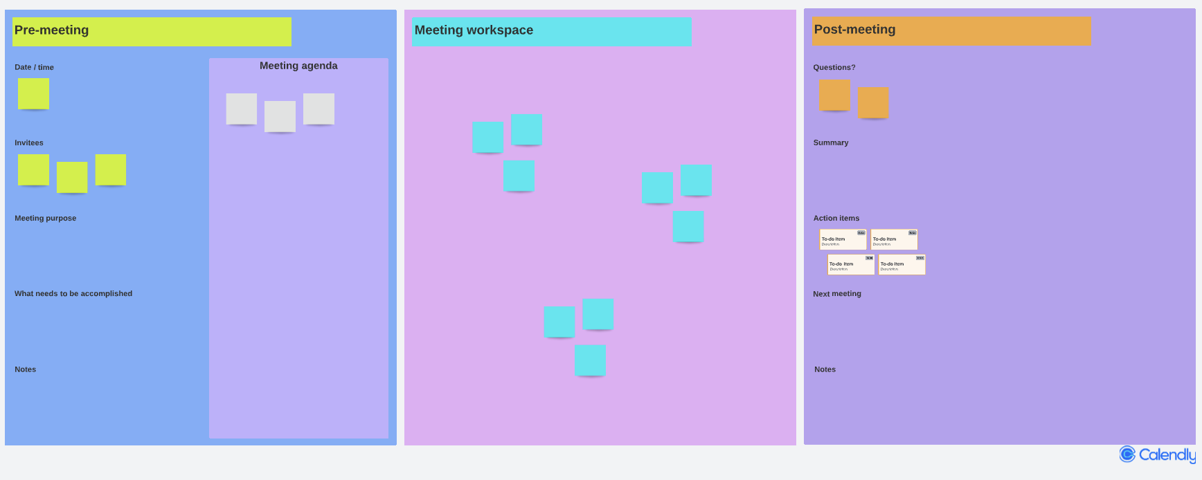 Calendly meeting agenda template (click to open)
