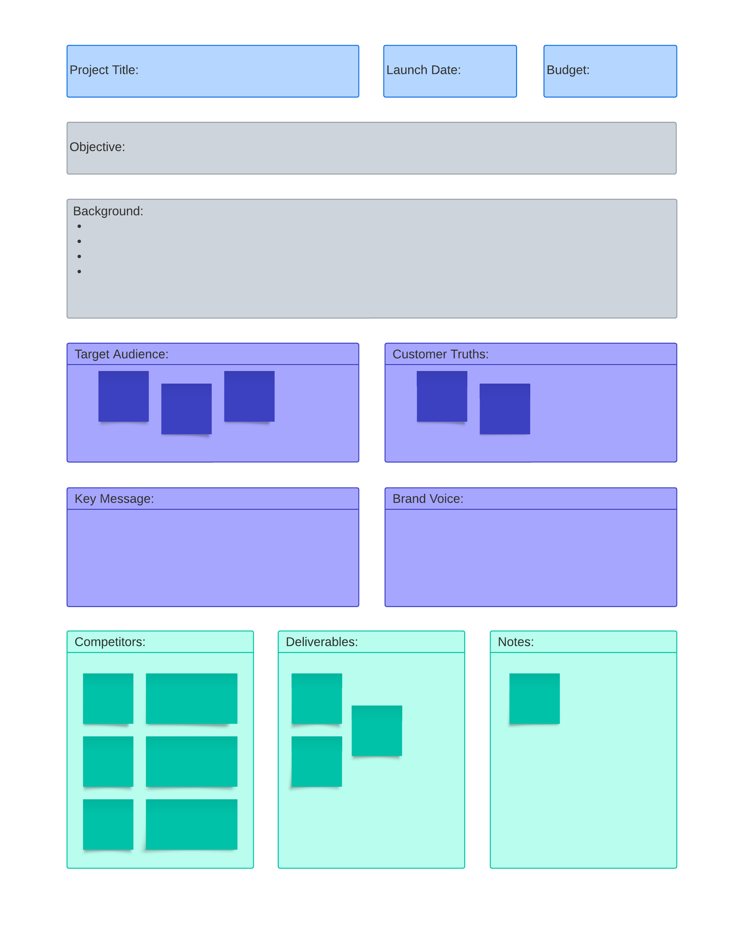 Creative brief template (click to use template)