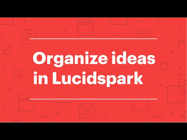 Video Thumbnail Organizing Ideas for Lucidspark