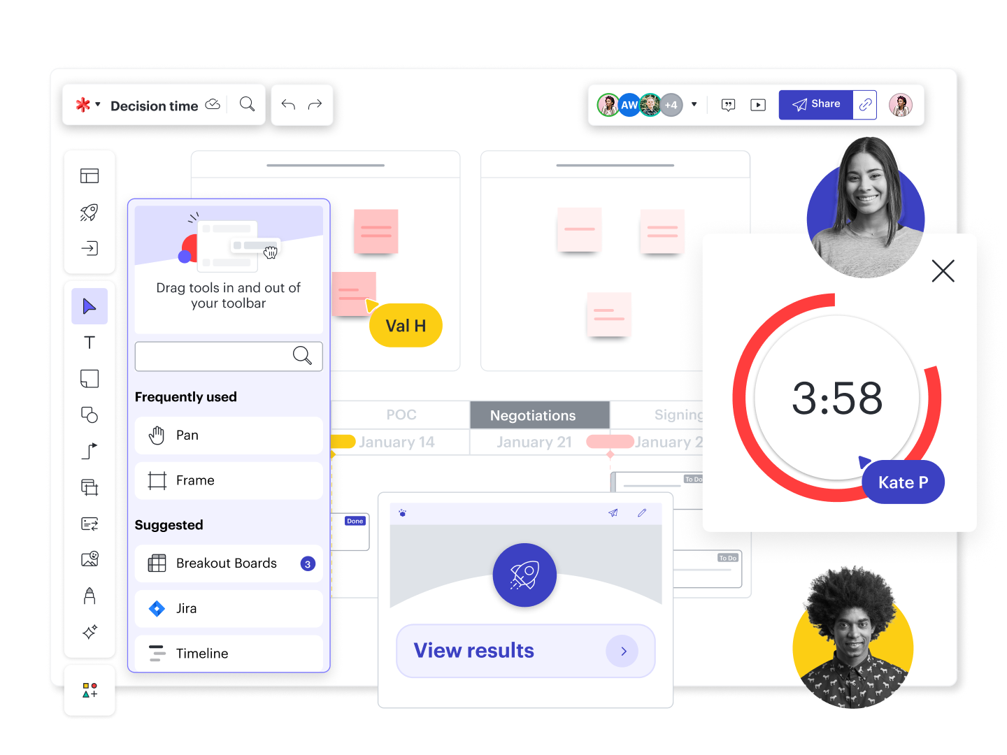 collaborate in real time with Lucidspark