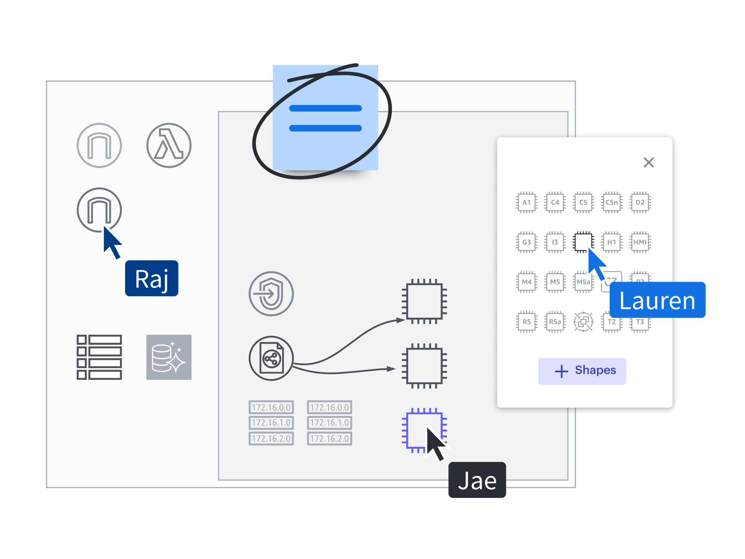 Automatically visualize your live cloud infrastructure to establish a baseline for migration.