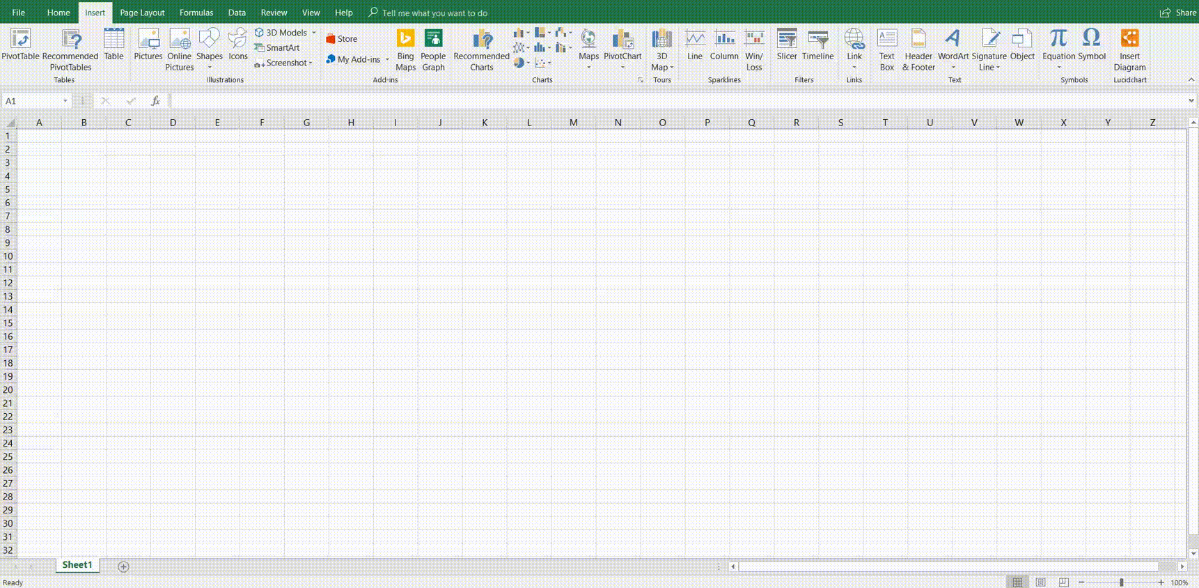 So erstellen Sie ein Verantwortungsbereichsdiagramm in Excel