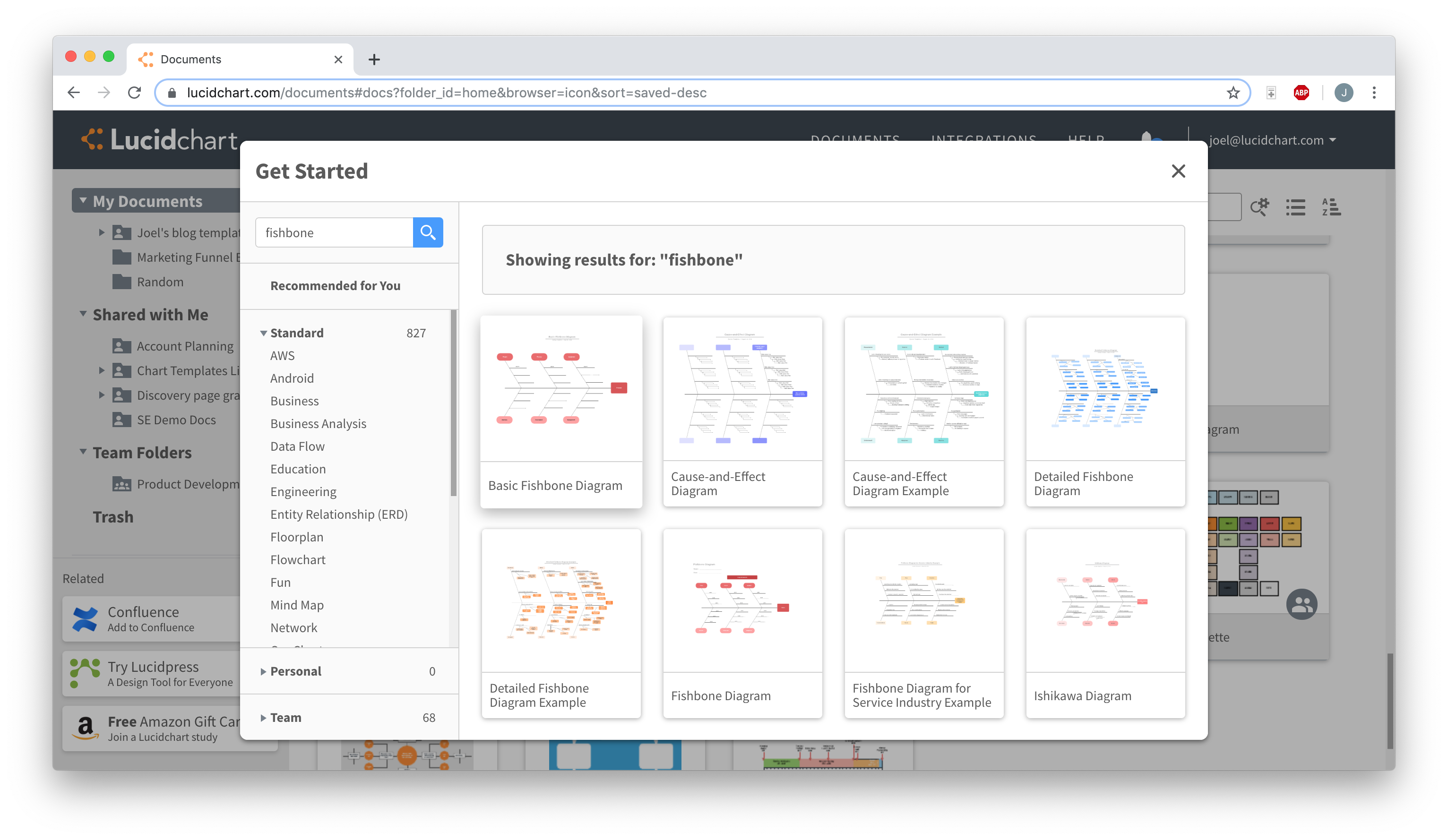 Template Library Screenshot