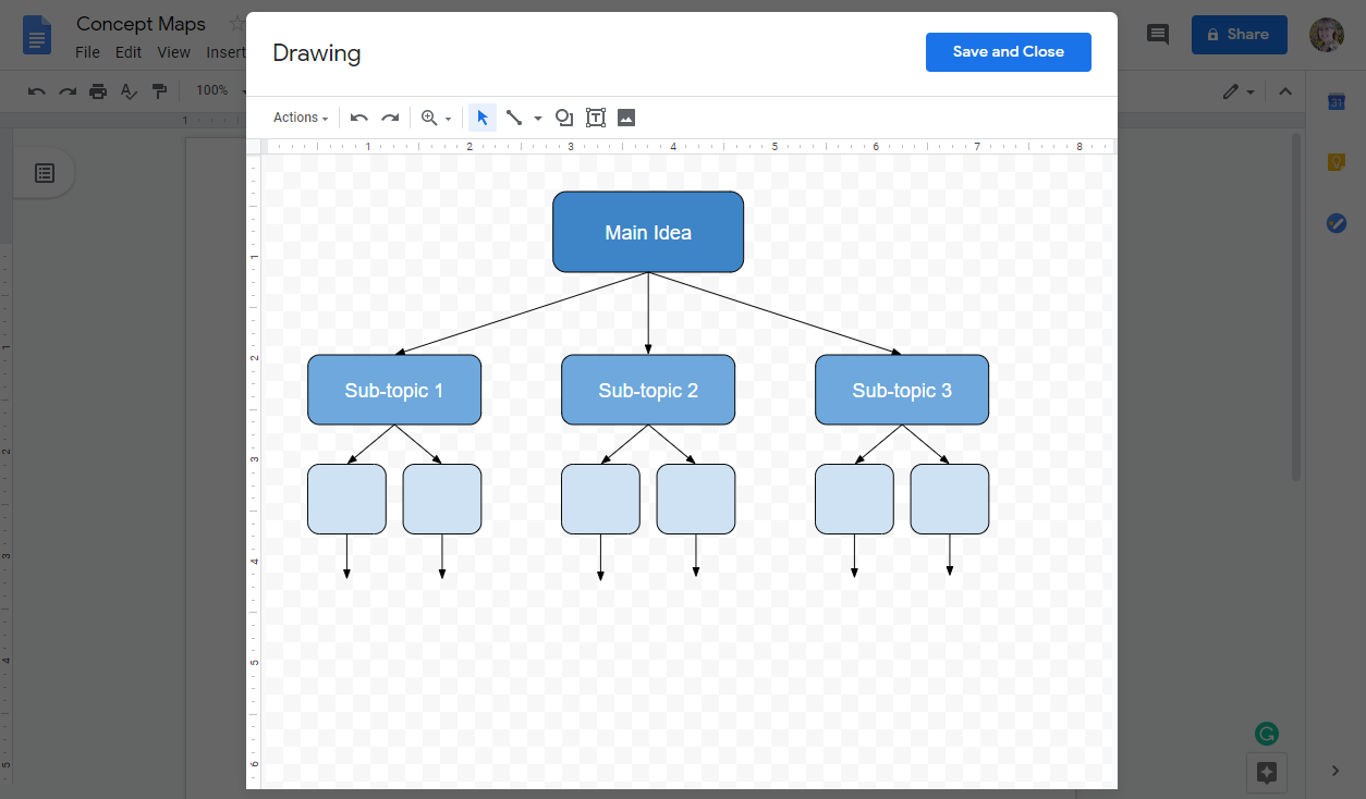 Concept Map Drawing