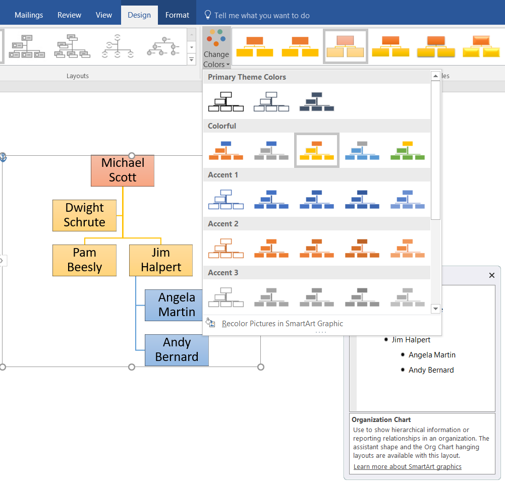 Org Chart in Word Change Color.png