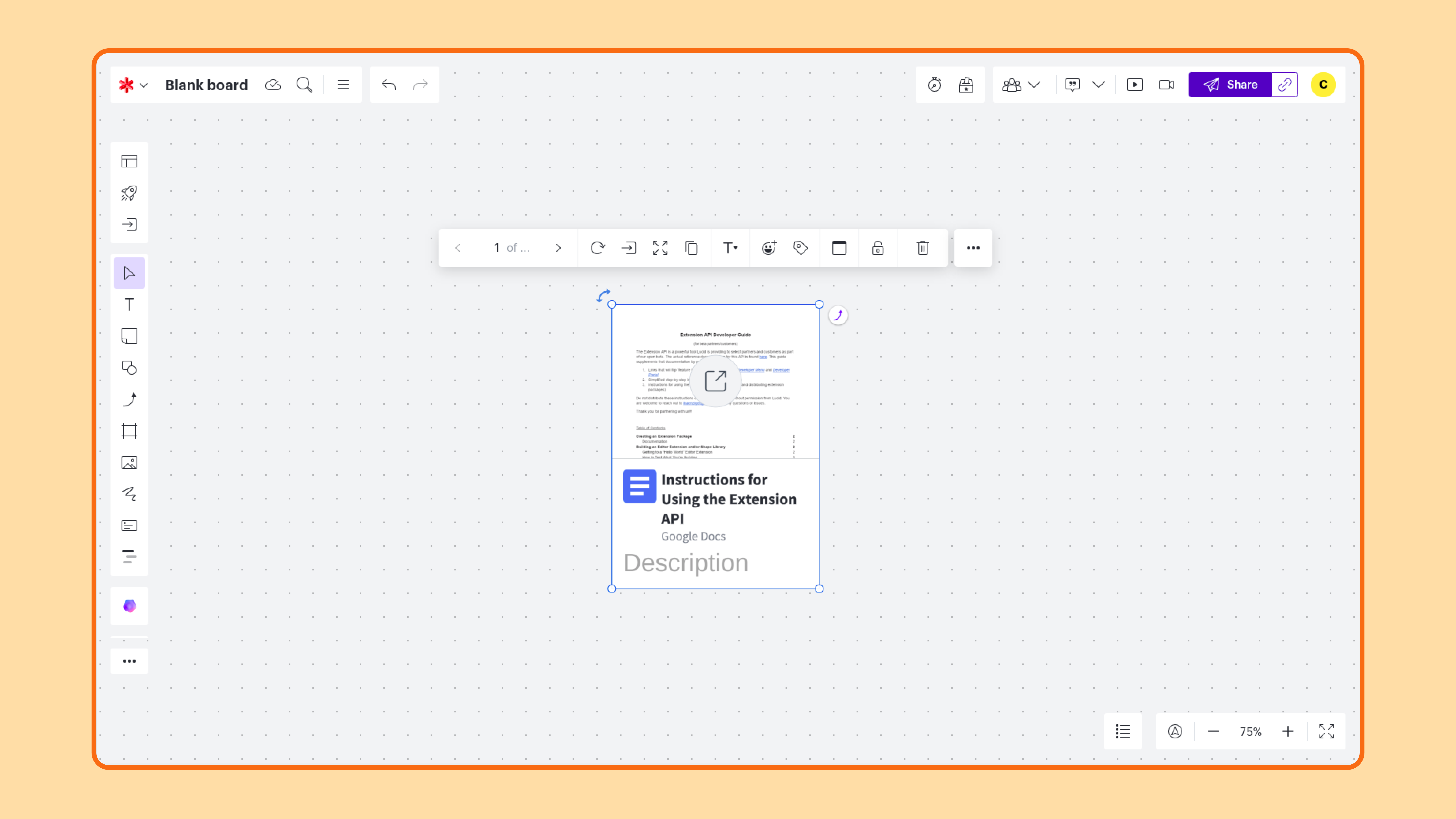Enrich your Lucid canvas by converting static text links into dynamic shapes.