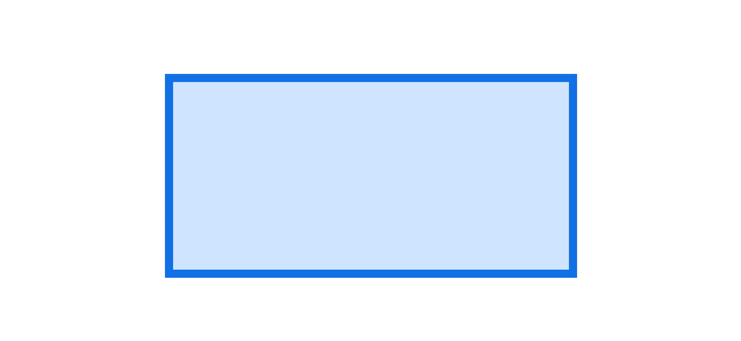 Blue rectangle