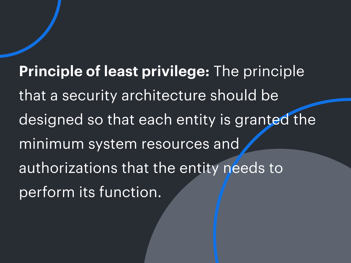 principle of least privilege