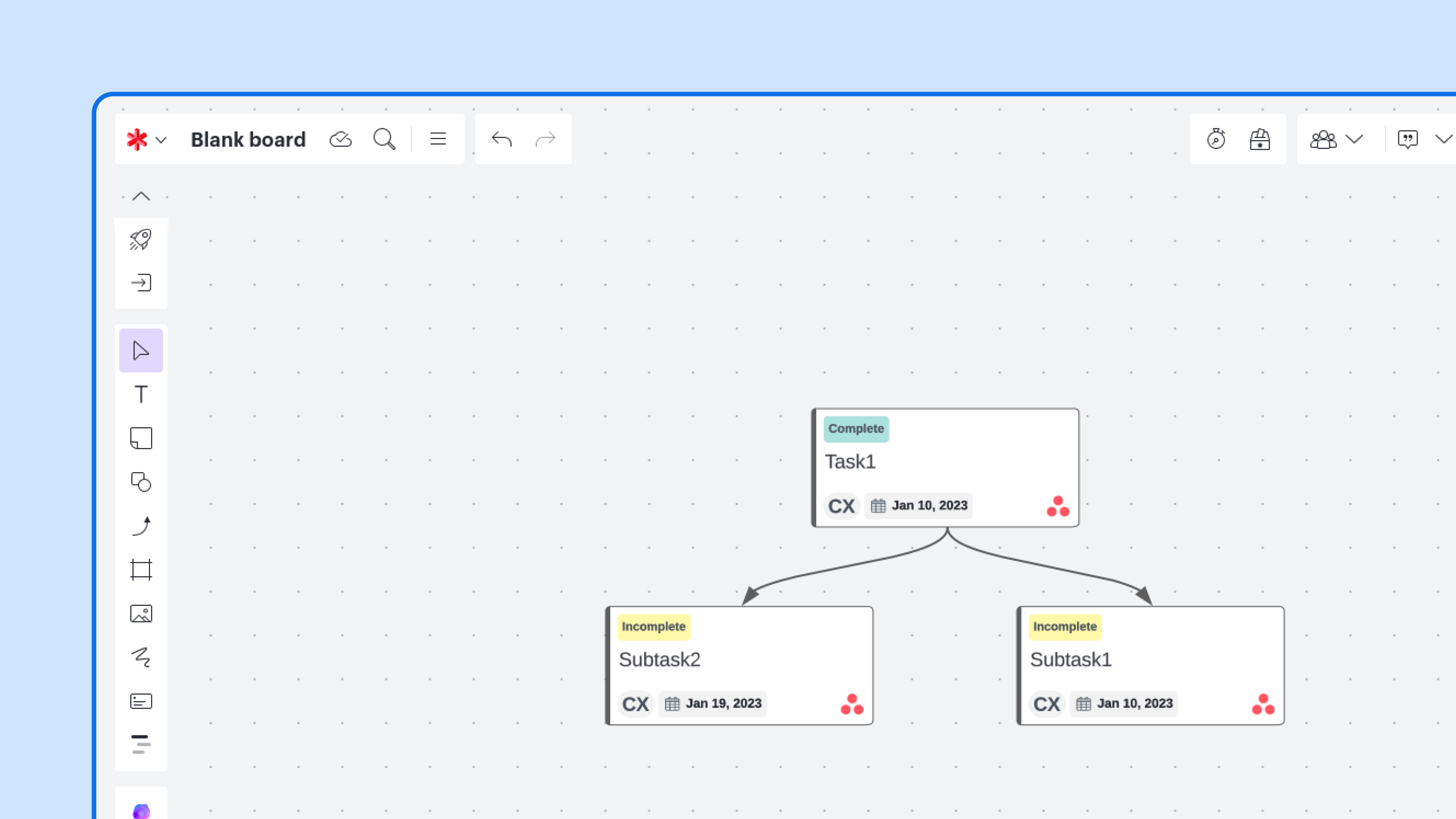 Easily visualize and collaborate on tasks, tickets, and to-dos, so you can move seamlessly from ideation to action.