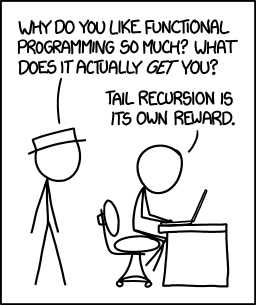 XKCD 1270: Tail Recursion