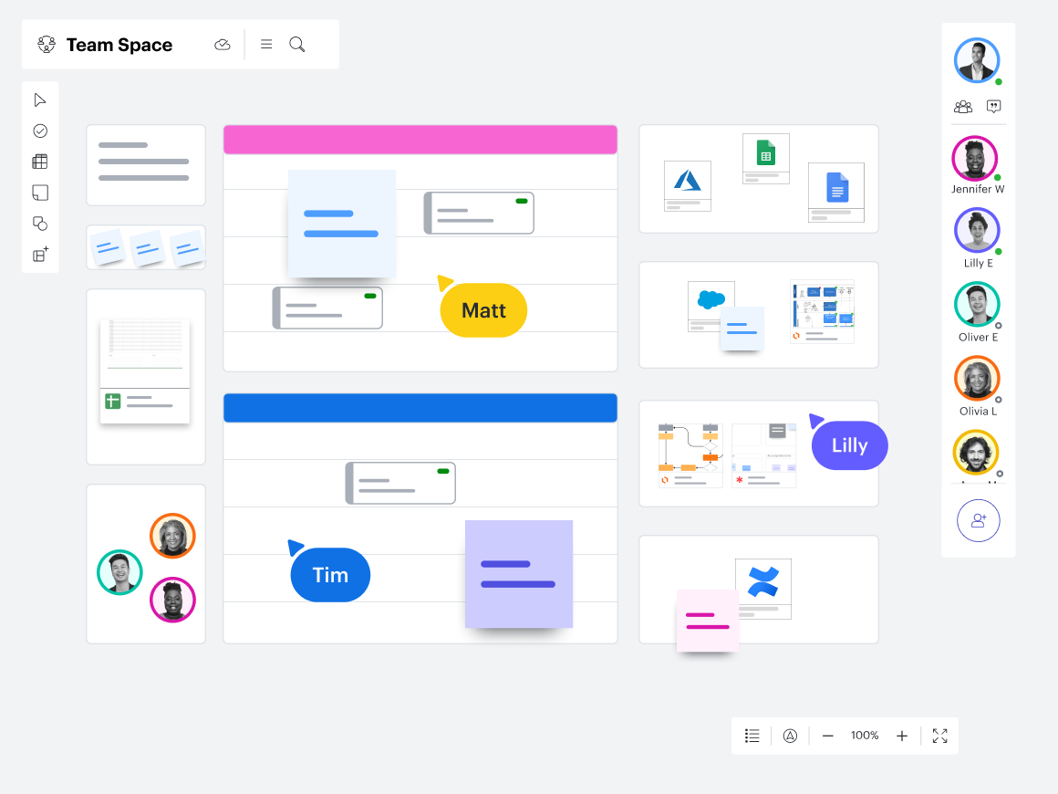 Lucid’s Team Spaces gives you the opportunity to centralize cross-functional collaboration. Click the image to learn more.