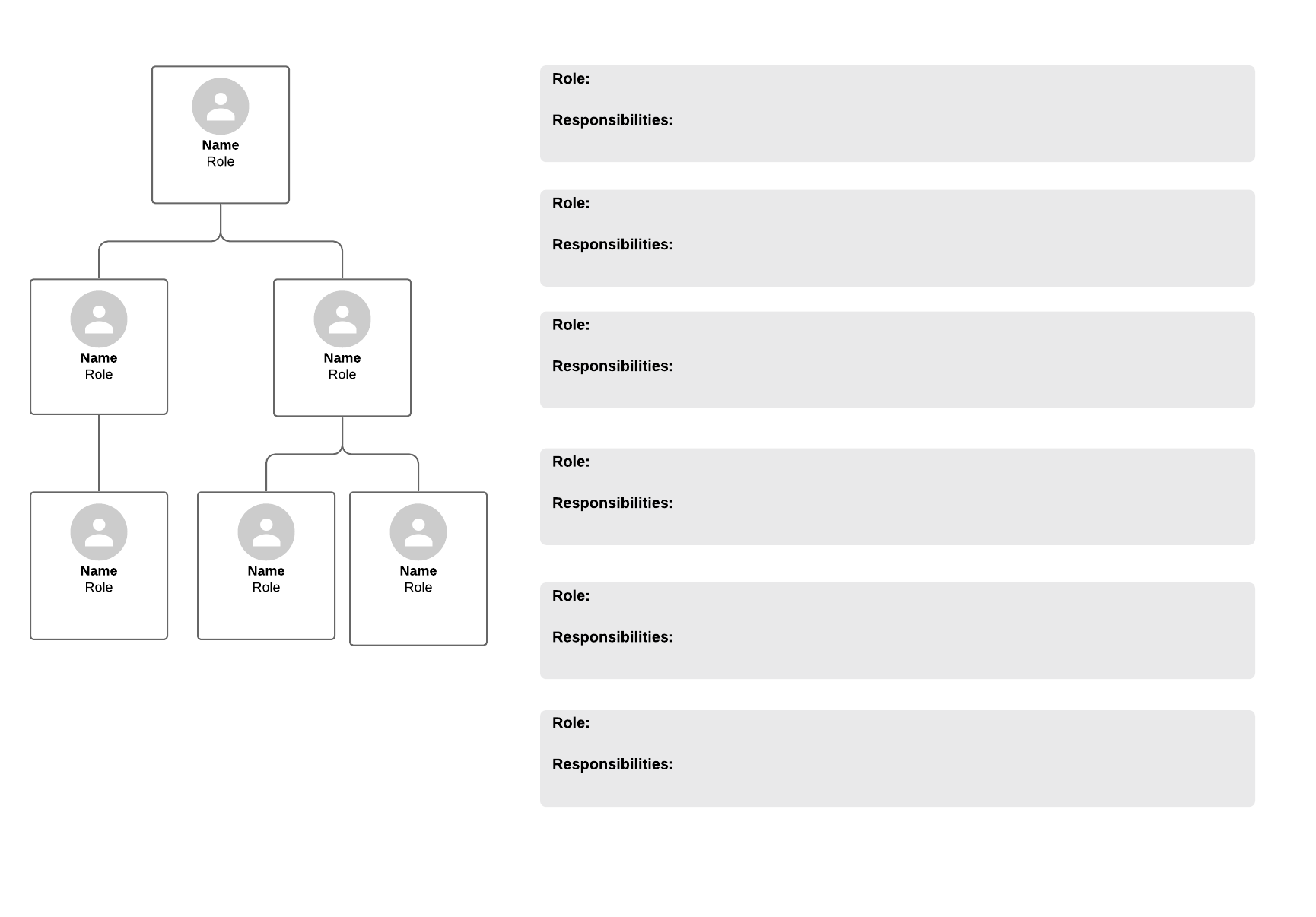 Roles and responsibilities framework template (click to modify online)