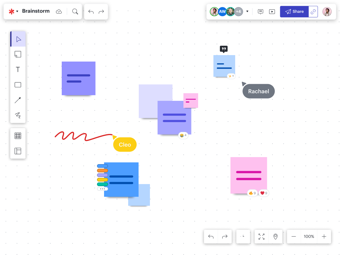 Capture every voice on Lucid’s infinite canvas—regardless of where or how teams work.