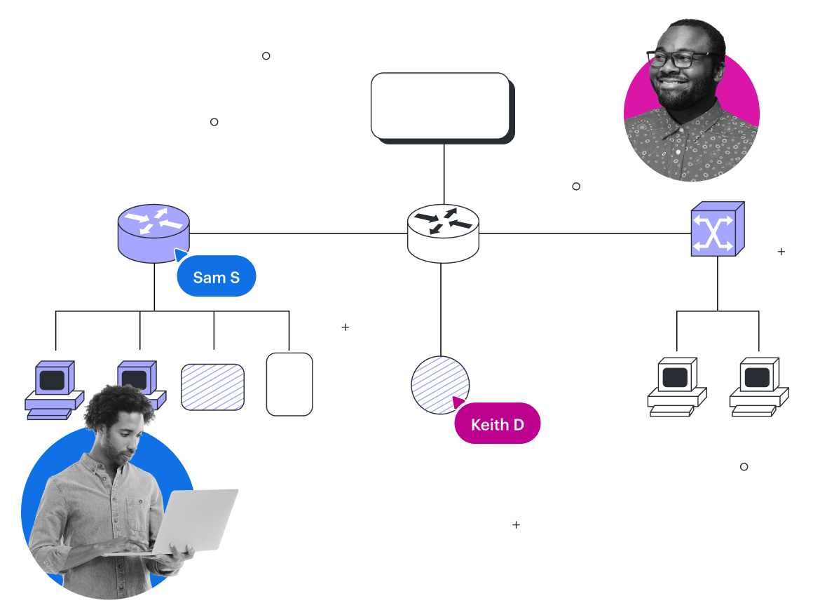 Easily align on complex concepts without a meeting using visual collaboration.