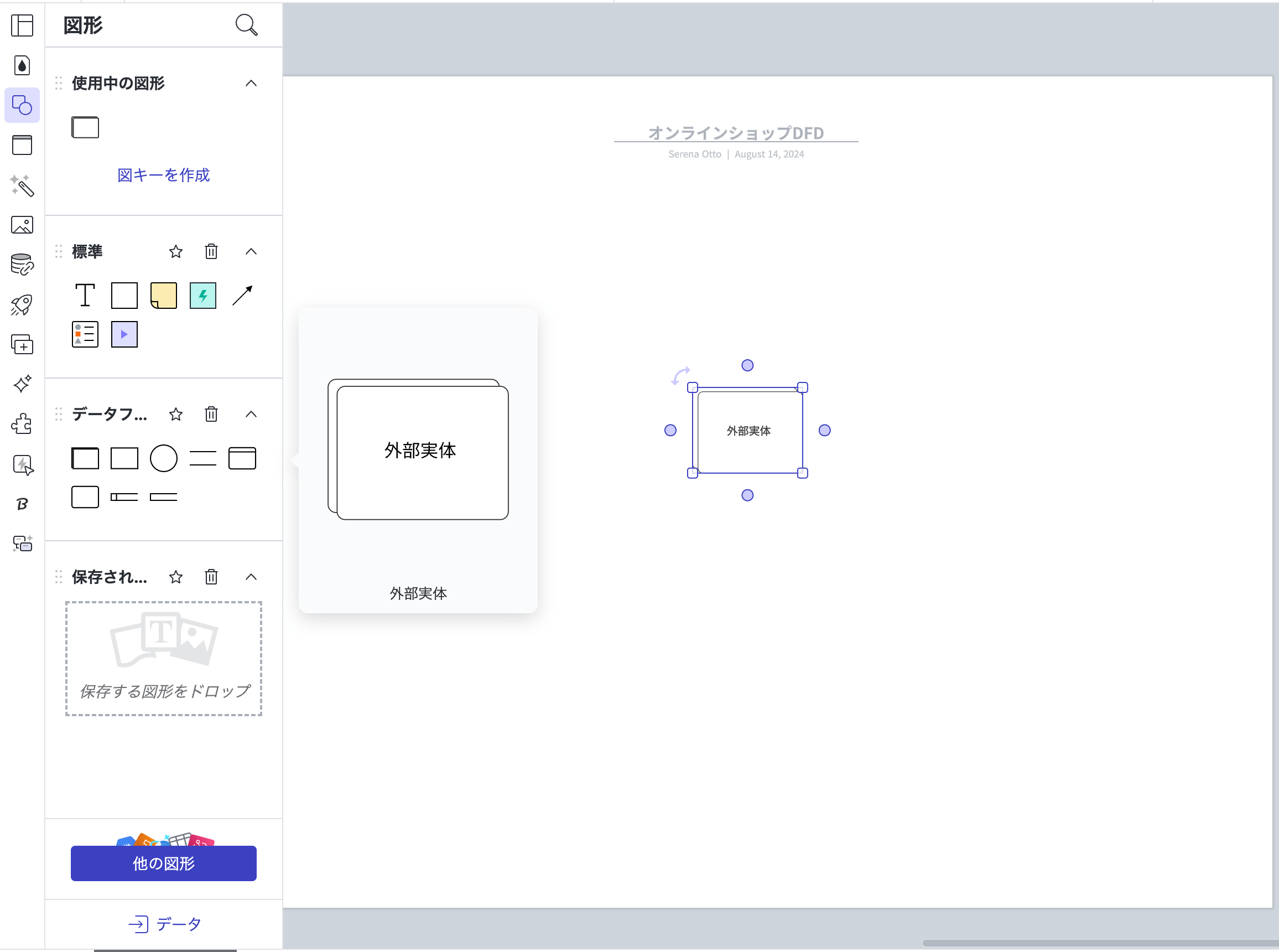 DFD 書き方 ステップ３
