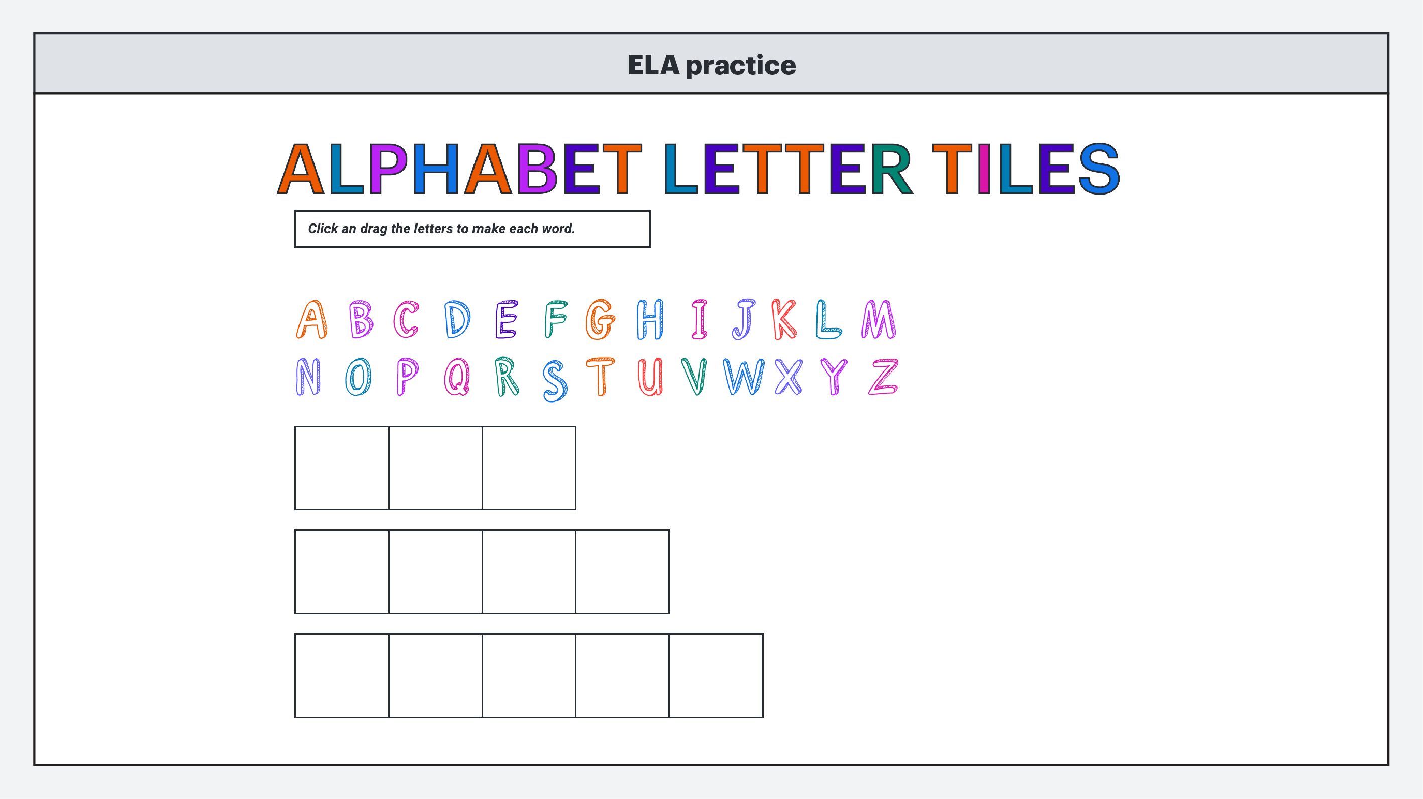 ELA toolkit