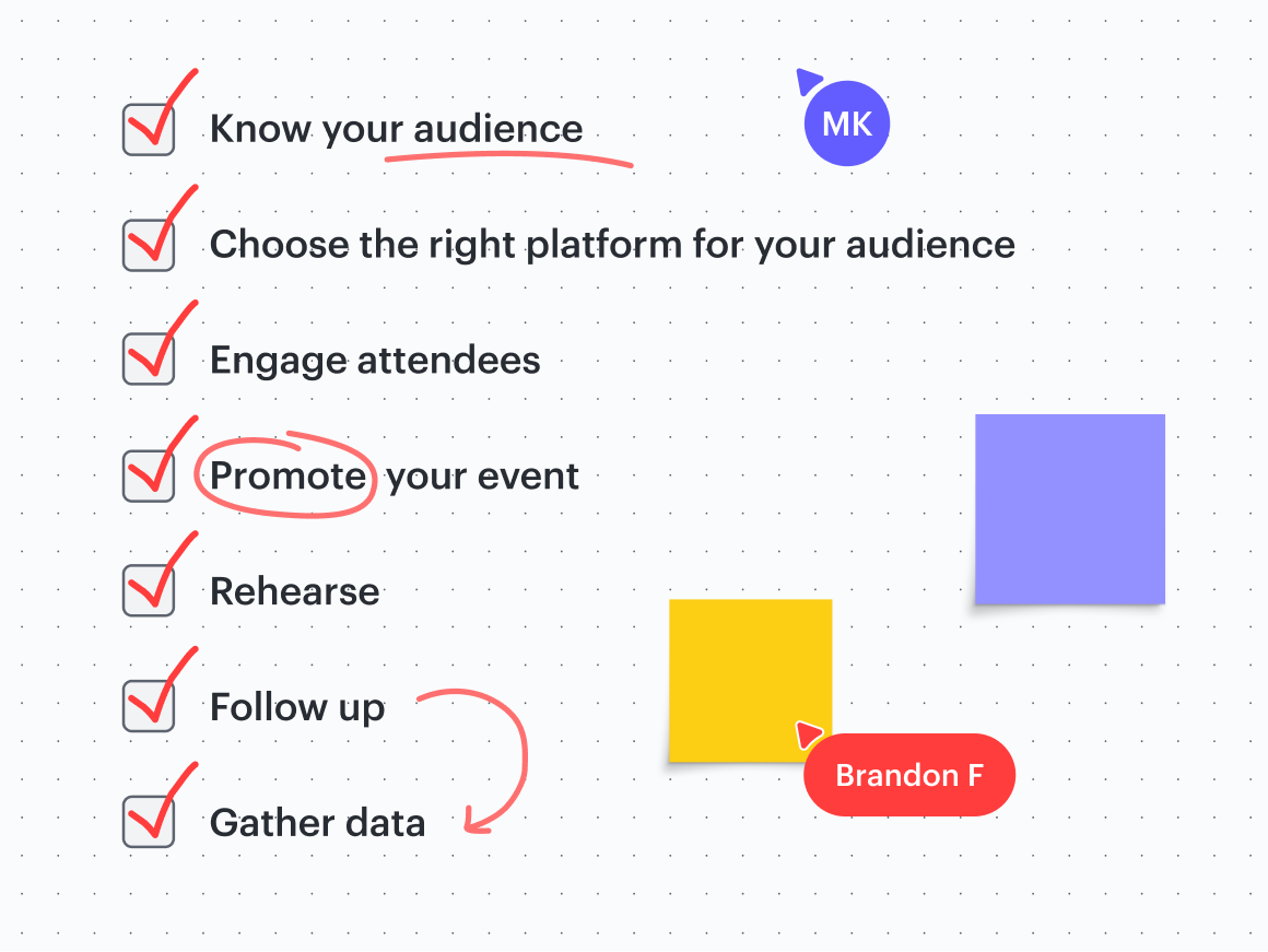 Lucidspark Event Planning Checklist